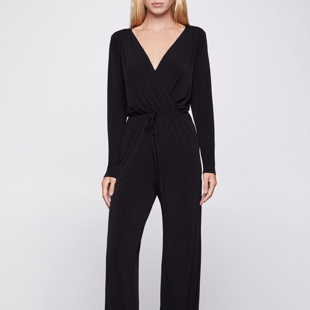 BCBG black surplice jumpsuit!